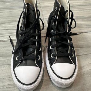 Women's Black High-top Converse